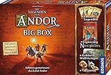 Kosmos 683122 Die Legenden von Andor-Big Box Spiel, Grundspiel (Kennerspiel des Jahres 2013) und zusätzliche Ergänzung, kooperatives Fantasy-Brettspiel ab 10 Jahren, Andor Starterset