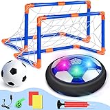 lenbest Fussball Kinder Spielzeug Set - Air Power Fußball - Fussball Geschenke Jungen | Kinder Fußballtore - Indoor Fußball Spielzeug - Spielzeug Kinderspielzeug ab 3 4 5 6 7 8 9 10 Jahre Jungen