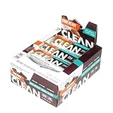 Ready Clean Bar, 15 g Protein, 8 g Ballaststoffe, 6,5 g Vollkornprodukte, gentechnikfrei, dunkle Schokoladen-Kokosmandel, 53 ml, 12 Stück