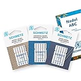 SCHMETZ Nähmaschinennadeln Starter-Set | 5 Universal-Nadeln...