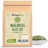 500g Walnussblätter geschnitten Walnussblättertee...