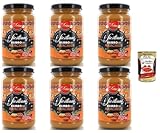I Siciliani Erdnussbutter, 6 Gläser à 300g, Sizilianische Spezialität, + Italian Gourmet polpa 400g