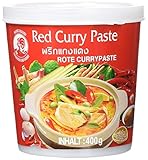 Cock Rote Currypaste Scharfe Würzpaste für asiatische Gerichte (400g Dose)