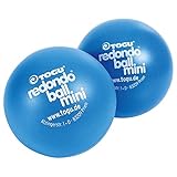 Togu Unisex Redondo Ball Mini 2er-set (das Original) Gymnastikball, Pilates Ball, Trainingsball, Übungsball, blau, 14