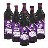 Aronia ORIGINAL Bio Aronia Früchtepunsch 6 x 700 ml | Alkoholfreier Punsch mit Traube, Aronia, Birne und Gewürzextrakten | Vegan, ohne Konservierungsstoffe, ohne Zuckerzusatz (lt. Gesetz)