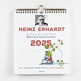 Heinz Erhardt - Literarischer Wochenkalender 2025 - Lappan-Verlag - Wandkalender mit Gedichten von Heinz Erhardt und Illustrationen von Melanie Garanin - 21 cm x 24 cm