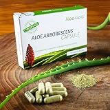 ALOEBETA Aloe Arborescens Kapseln Bio - 100% Bio Aloe Vera Kapseln - Made in Italy - BIO Nahrungsergänzungsmittel - Keine Süßstoffe oder Konservierungsstoffe, keine GVO - 30 Kapseln Pakete