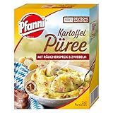 Pfanni Kartoffelpüree mit Räucherspeck und Zwiebeln, 10 x 2x2 Portionen (10 x 700 ml)