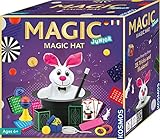 Kosmos 680367 Magic Junior Zauberhut, Lerne einfach 35 Zaubertricks und Illusionen, Zauberkasten mit Zauberstab, viele weitere Utensilien, für Kinder ab 6 Jahre, mehrsprachige Anleitung