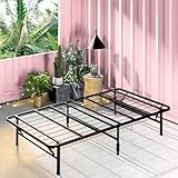 Zinus SmartBase Klappbett 100x200 cm - Höhe 35 cm - Ideal für ein Gästebett - Stauraum unter dem Bett - Schwarz
