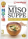 Marukome Instant Miso-Suppe (aus Japan, mit gebratenem Tofu,...