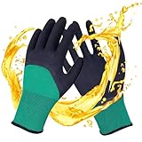 Damen-Gartenarbeit – schwere Arbeitshandschuhe für den Garten | stoßfeste wasserdichte Schutzhandschuhe zum Jäten, Rechen, Bepflanzen, Gartenzubehör