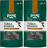 Fuchs Gewürze - Tonkabohnen ganz | Aus natürlichen Zutaten | 10 g im wiederverschließbaren, recyclebaren Beutel (Packung mit 2)