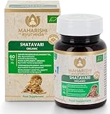 Maharishi Ayurveda Shatavari Indischer Spargel (Spargel Racemosus) Bio, hochdosiert, vegetarischer Veganer ohne Gentechnik 60 Tabletten Pack von 1