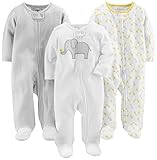 Simple Joys by Carter's Unisex Baby 3-Pack Neutral Sleep and...