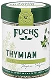 Fuchs Gewürze - Thymian gerebelt - mediterrane Kräuternote für Feta, Gemüse und Fleischgerichte - natürliche Zutaten - 20 g in wiederverwendbarer, recyclebarer Dose