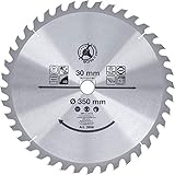 BGS Diy 3958 | Hartmetall-Kreissägeblatt | Ø 350 x 30 x 3,4 mm | 40 Zähne