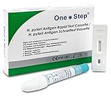 One+Step Helicobacter Pylori Schnelltest 1 Stück I Darmkrebs Vorsorgetest I Selbsttest für zu Hause I H.Pylori Test I bei Durchfall - Reizdarm - Sodbrennen - Magenbeschwerden