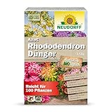 Neudorff Azet RhododendronDünger – Bio Rhododendrondünger mit Mykorrhiza sorgt für farbenfrohe und prächtige Blüten mit 3 Monaten Langzeitwirkung, 2,5 kg