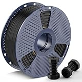 SUNLU High Speed ABS Filament, Rapid 350mm/s 3D Drucker Filament 1.75mm, Hitzebeständigkeit, Hervorragende Zähigkeit, Schnelles Drucken, Kompatibel mit 99% FDM-3D-Druckern, 1KG Spool.(Schwarz)