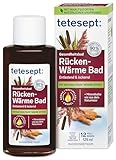 tetesept Rücken-Wärme Bad – Gesundheitsbad mit Wärme-Effekt und Mineralsalzen – Entspannender Badezusatz durchwärmt und entlastet – 1 x 125 ml