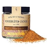 SoulSpice Bio Kokusblütenzucker 65g - Bio Zucker unraffiniert aus der Kokusblüte- natürliche Süße - edle Alternative zu weißen Haushaltszucker