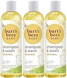 Burt's Bees Burt's Bees Baby Bee Shampoo & Wash, 12 Fluid Ounces, 3er-Pack (Packaging May Vary) von Burt's Bees