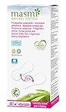 24 x Masmi Flex Bio Slipeinlagen (für Slips, Bikini, String Tanga, String). 100% zertifizierter Bio-Baumwolle, hypoallergen, biologisch abbaubar, Parfüm, Chlor und Dioxin frei