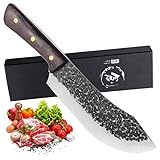 JASON 30cm Profi Fleischmesser Scharfes Küchenmesser Kochmesser Grillmesser Hackmesser für das Grillen Camping Outdoor-Aktivitäten