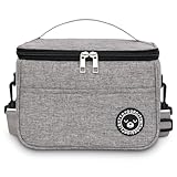 BALIGO Kühltasche Klein 6.4L, Lunchbox Tasche, Lunchtasche Isoliert, Faltbar Kleine Kühltasche, Lunchbag, Lunch Tasche, Tragbar Lunchbox Tasche Arbeit Reisen Büro Picknick