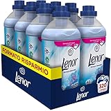 Lenor konzentrierter Waschmaschinen-Weichspüler, 320 Waschgänge (8 x 40), Lavendel und Kamille weichmachende Wirkung, Maxi-Format, lang anhaltende Frische, für alle Kleidungsstücke