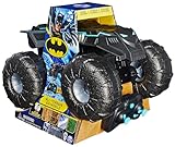 DC Comics 6062331 Batman All-Terrain Batmobile, ferngesteuertes Amphibienfahrzeug für Land und Wasser mit Platz, 10 cm