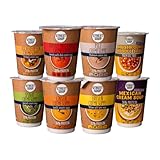 Street Soup Probierset (8 Sorten) | Vegane Protein Instant Suppe aus 100% natürlichen Zutaten | Low Carb, ohne Geschmacksverstärker | Für alle, die echten Geschmack lieben | 8 x 50g