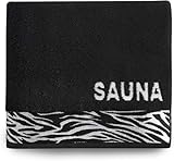 Class Home Collection Saunatuch 80x200 cm Frottee 100% Baumwolle Zebra