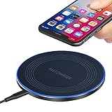 Wireless Charger 20W Induktive Ladestation, Schnelles Ladegerät Kabellos Ladestation Induktionsladegerät Kompatibel für iPhone 15/14/13/12/11/XS/X/8/8 Plus, Samsung Galaxy S23 S22 S21 S20, Pixel