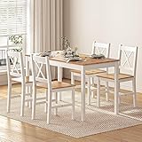 sogesfurniture Essgruppe 5-teilig, Esszimmergruppe mit...