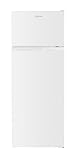 Bauknecht K55T0 413W Freistehende Kühl-Gefrierkombination/Gefrierfach oben/Doppeltürer/EEK D / 4 Ablagen / 1 Obst- und Gemüseschublade/weiß