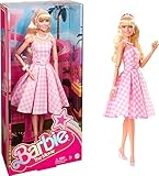 BARBIE - Puppe mit Vintage-Kleid in rosa Vichy-Karo,...