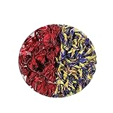 Hibiskus und blauer Tee, Kräuterblütentee, 100 g (Hibiskus-Tee 50 g und blauer Tee 50 g)