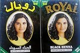 2 Packungen = 120 g Henna Natural Royal Schwarz, Unisex, speziell für Haar