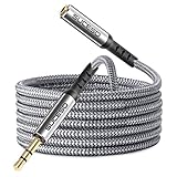 SUCESO Klinke Verlängerung 2M 3,5mm Stereo AUX Kabel Verlängerungskabel 3.5mm Klinkenkabel Audiokabel Headset Verlängerung mit Kopfhörer Handy Lautsprecher Tablets MP3 PC Autoradios Media-Player