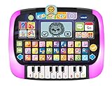 Vtech Baby Lern- und Musiktablet - Sprechendes, musikalisches Tablet mit 12 Lernaktivitäten und leuchtendem Rahmen - Zum Lernen von Wörtern, Buchstaben, Zahlen - Für Kinder von 2-5 Jahren, Mehrfarbig
