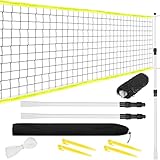 SPRINGOS Badminton-Set Netz Pfosten 50 x 560 cm verstellbare Höhe