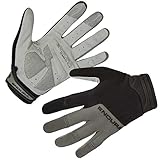 Endura Herren Hummvee Plus Fahrradhandschuhe II | Gel-Polsterung | Knöchelschutz Handschuhe, Schwarz, XL