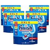 Finish Power All in 1 Spülmaschinentabs XXXL Pack mit 300 Finish Tabs - Geschirrspültabs mit kraftvollem Powerball gegen hartnäckigste Fettanschmutzungen, phosphatfrei
