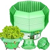 Schneckenkragen, Schneckenschutzring - 24 Stück Schneckenschutzkragen, Schneckenkorn Schneckenzaun, Schneckenring Stabil Groß, Wiederverwendbar, Natürlicher Schneckenschutz für Salat und Kohl