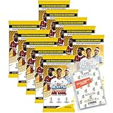 Bundle mit Match Attax Champions League 2024/25 - Trading Cards - 10 Booster + Exklusive Collect-it Hüllen