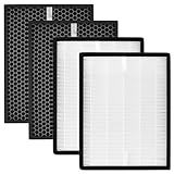 Covienapp FY2420/30 Ersatzfilter für Ph-ilips AC2882 AC2885 AC2887 AC2889 AC3829/10,2000 Nano Protect-Filter Kompatibel mit Philips Luftreiniger Serie 2000 2000i,2 HEPA-Filter und 2 Aktivkohlefilter