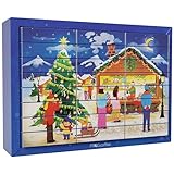 Tee Adventskalender 2025 von FROG.coffee - 48 Teebeutel in 24 verschiedenen Sorten von Top Marken wie Teekanne, Bad Heilbrunner, Bünting, Sonnentor, Meßmer, GEPA, Niederegger uvm