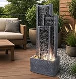 Gartenbrunnen BK903 Wasserwand 99 cm Standbrunnen...